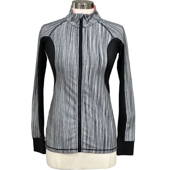 Ideology Women’s Active Jacket in the Size Small in Black/Gray/White - Picture 5 of 13